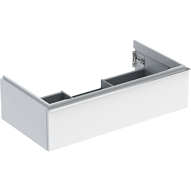 GEBERIT Icon vaskeskab 888x476x247mm 1skuffe hvid lakeret blankpoleret