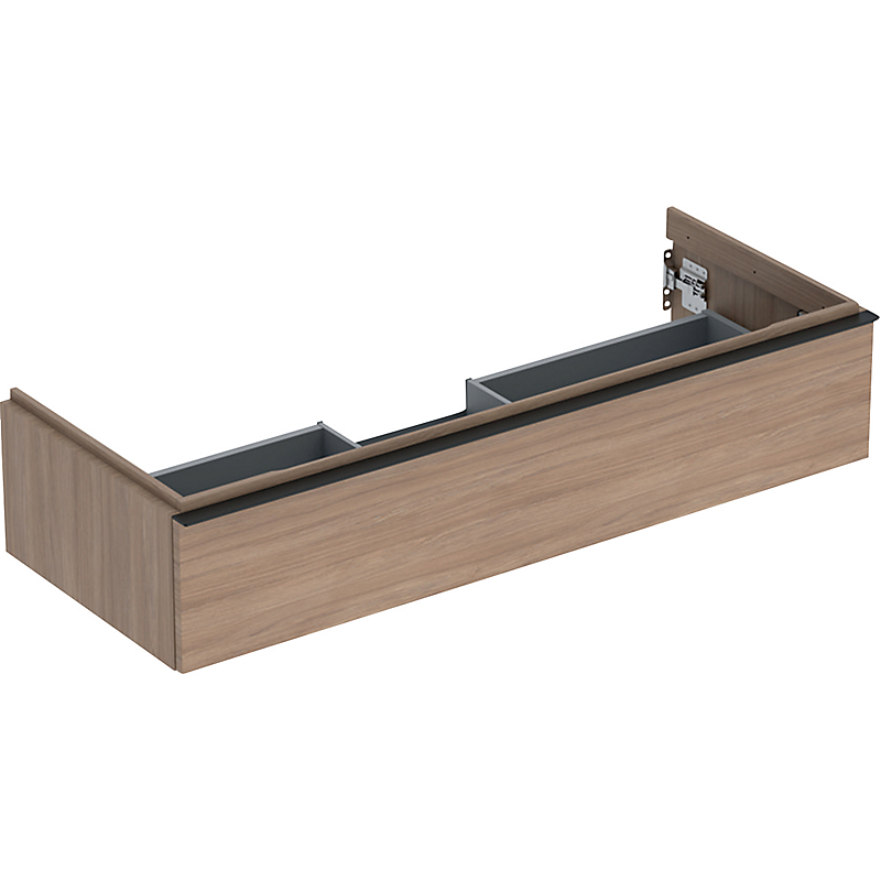 GEBERIT Icon vaskeskab 1184x476x247mm 1skuffe eg natur melamin træstruktur