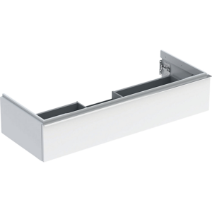 GEBERIT Icon vaskeskab 1184x476x247mm 1skuffe hvid lakeret blankpoleret