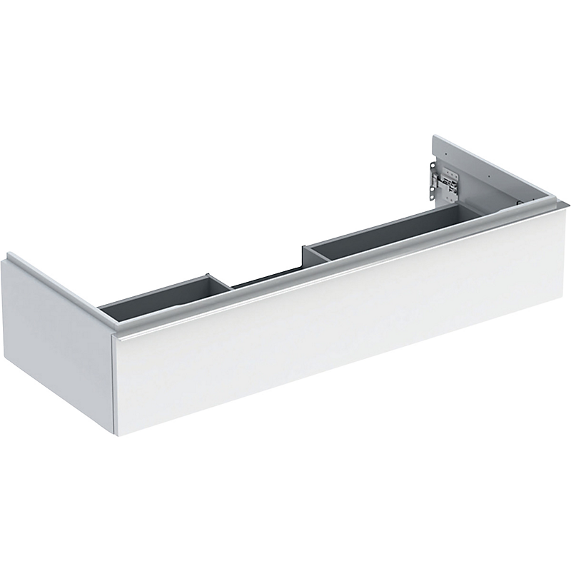 GEBERIT Icon vaskeskab 1184x476x247mm 1skuffe hvid lakeret blankpoleret