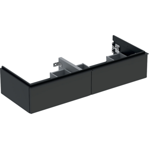 GEBERIT Icon vaskeskab 1184x476x247mm 2skuffer lava matlakeret