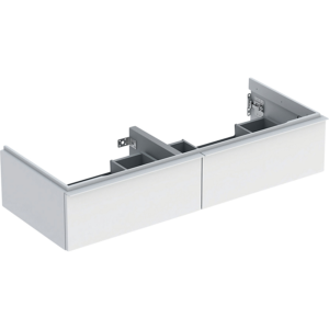 GEBERIT Icon vaskeskab 1184x476x247mm 2skuffer hvid matlakeret