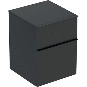 GEBERIT Icon sideskab 450x476x600mm 2skuffer lava matlakeret