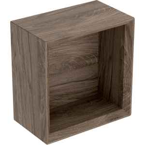 GEBERIT Icon vægskab 225x132x235mm nøddetræ hickory melamin træstruktur