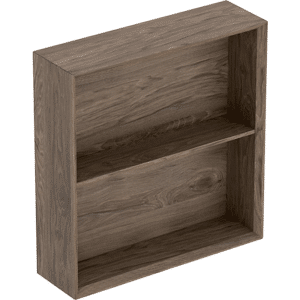 GEBERIT Icon vægskab 450x132x467mm nøddetræ hickory melamin træstruktur