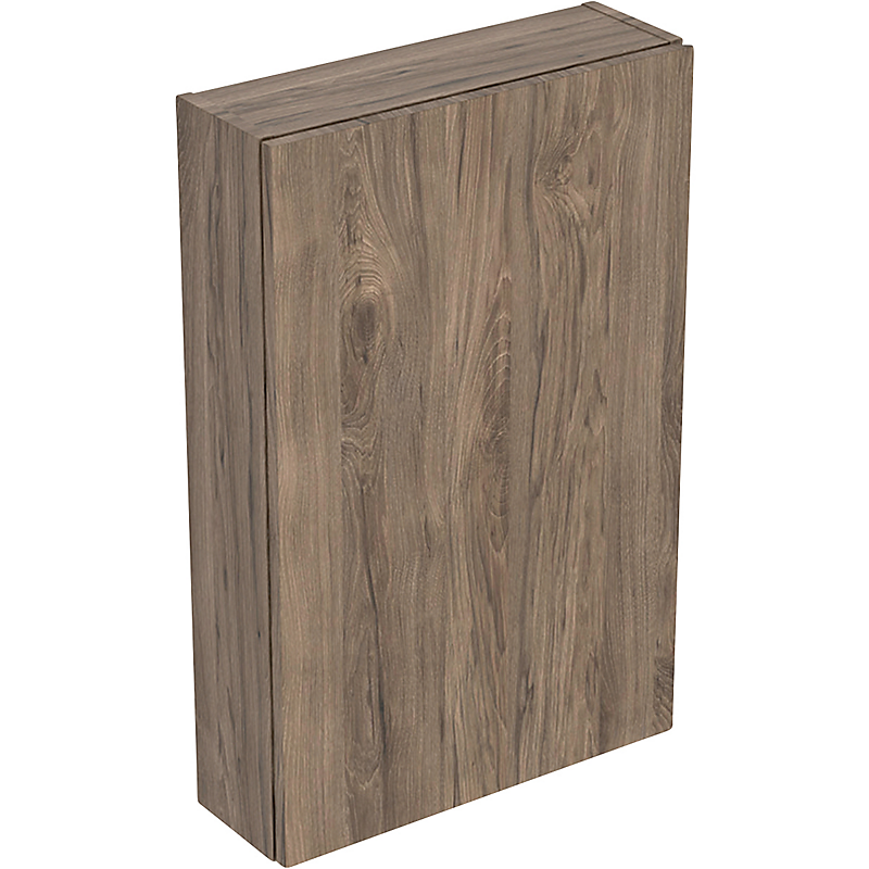 GEBERIT Icon overskab 450x150x700mm 1låge nøddetræ hickory melamin træstruktur
