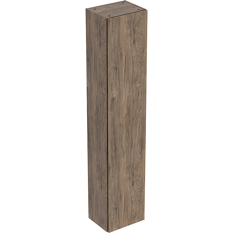 GEBERIT Icon højskab 360x291x1800mm 1låge nøddetræ hickory melamin træstruktur