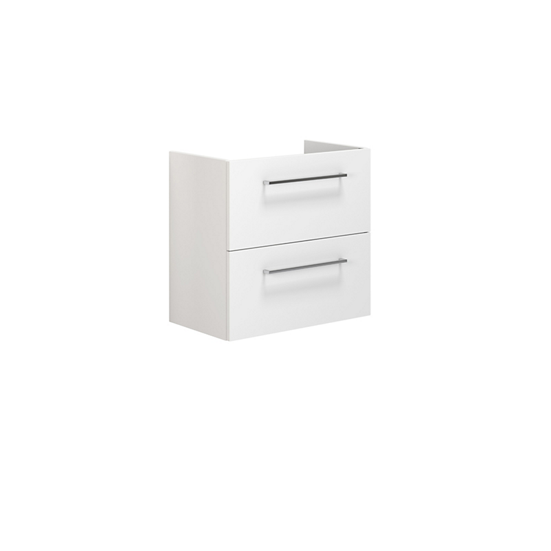 Dansani Mido+ vaskeskab med 2 skuffer 57,6x60x35 cm glat, hvid mat
