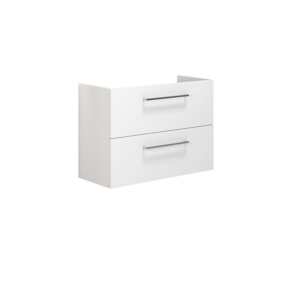 Dansani Mido+ vaskeskab med 2 skuffer 57,6x80x35 cm glat, hvid mat
