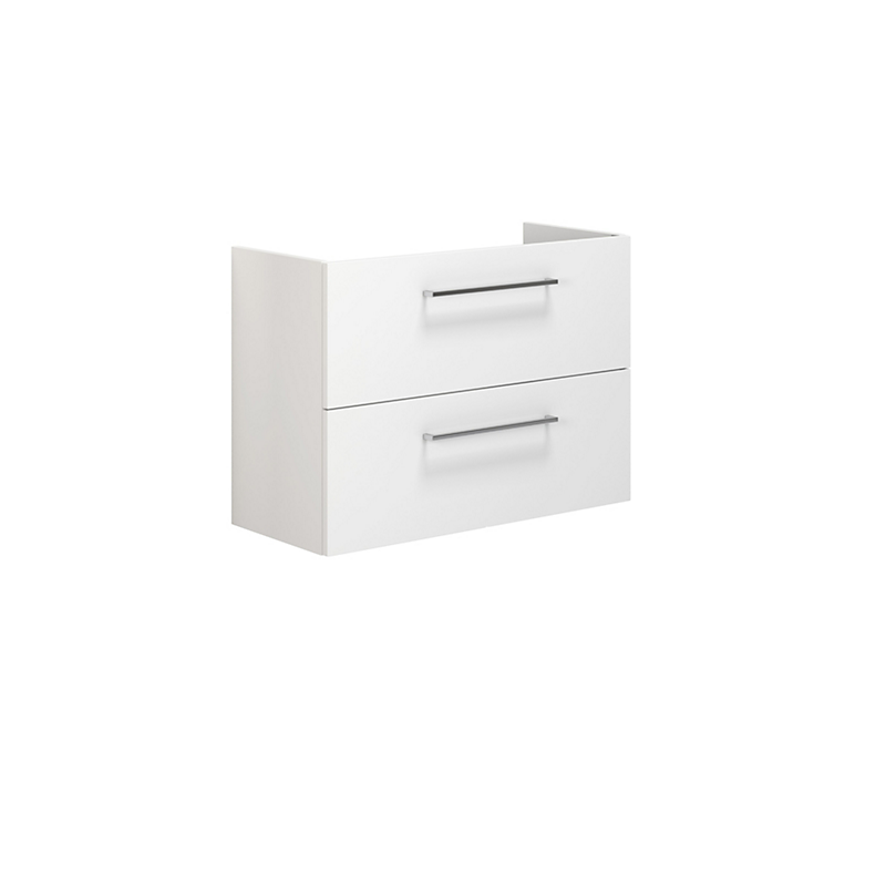 Dansani Mido+ vaskeskab med 2 skuffer 57,6x80x35 cm glat, hvid mat