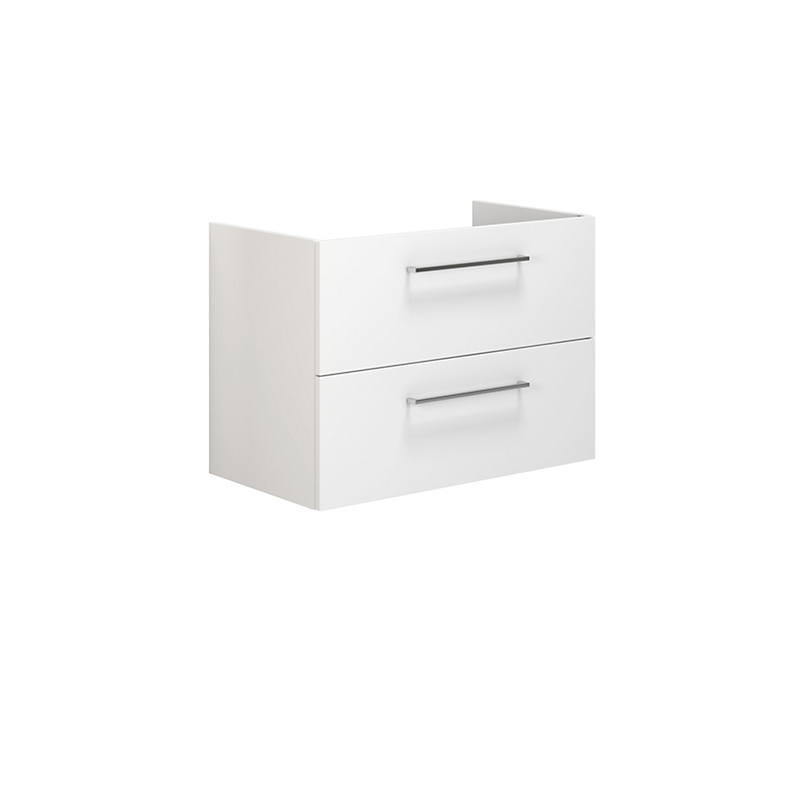 Dansani Mido+ vaskeskab med 2 skuffer 57,6x80x44 cm glat, hvid mat