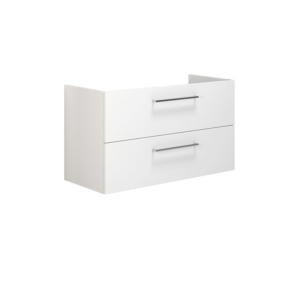 Dansani Mido+ vaskeskab med 2 skuffer 57,6x100x44 cm glat, hvid mat