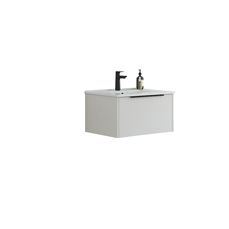 Dansani Mido+ møbelpakke 61cm Classic 1 skuffe Amber vask glat sand mat