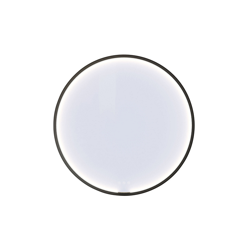 Dansani Rammespejl Moon med lysstyring Ø75 cm.