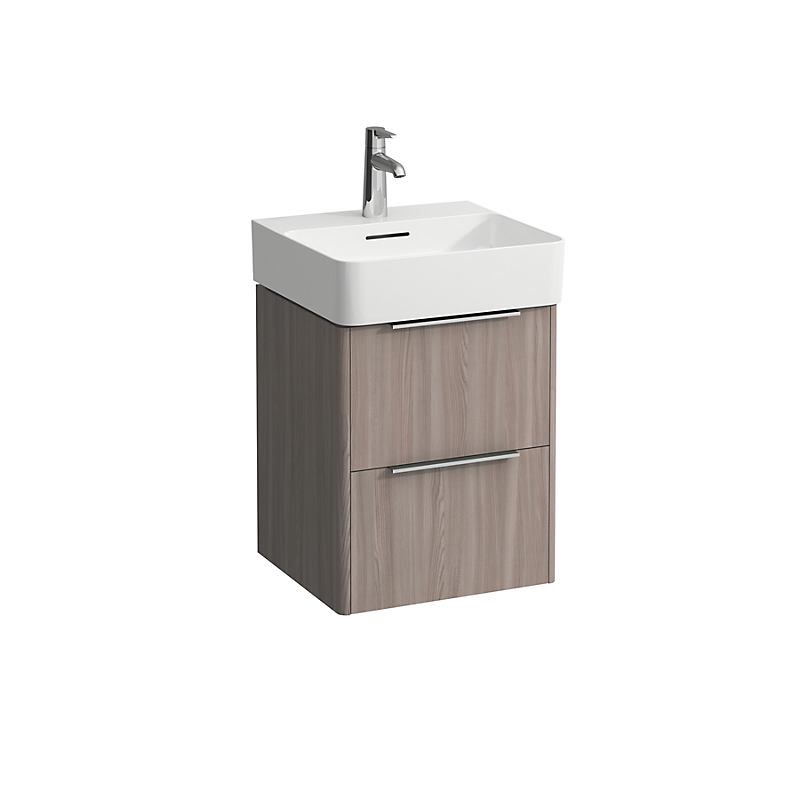 Laufen base underskab til VAL håndvask 8.1528.1, 435x525x390, lys elm, 2 skuffer