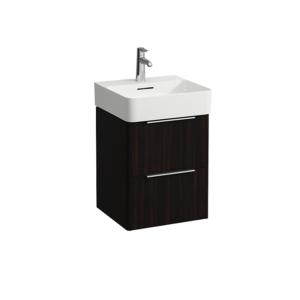Laufen base underskab til VAL håndvask 8.1528.1, 435x525x390, mørk elm, 2 skuffer