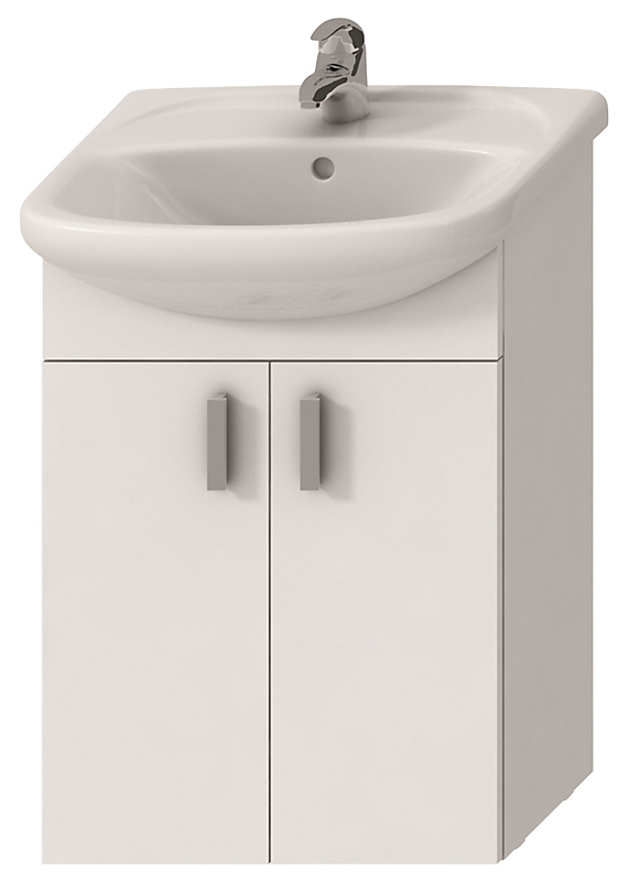 Jika Lyra Plus møbelpakke 500x300x700mm inklusiv vask. Hvid