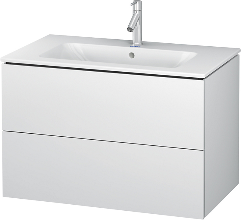 Duravit L-Cube håndvaskeskab 400x820x481mm hvid mat med 2 skuffer til ME by Starck håndvask 635411