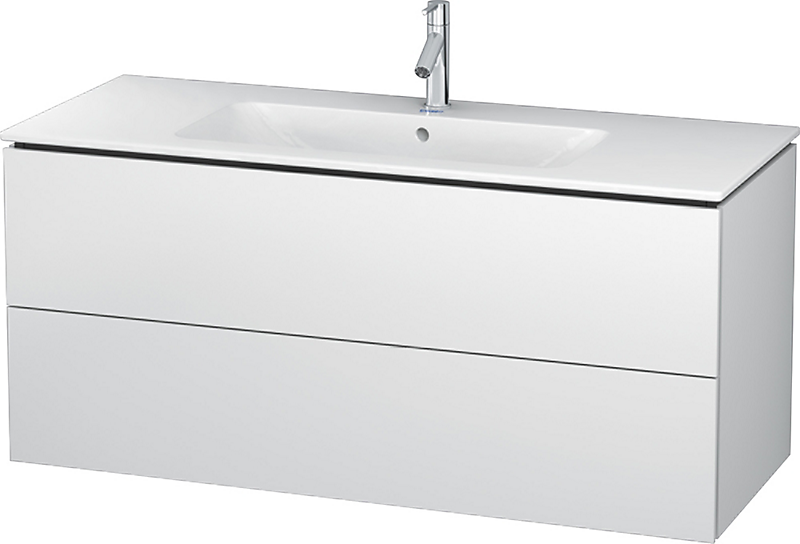Duravit L-Cube håndvaskeskab 550x1220x481mm hvid mat med 2 skuffer til ME by Starck håndvask 635413