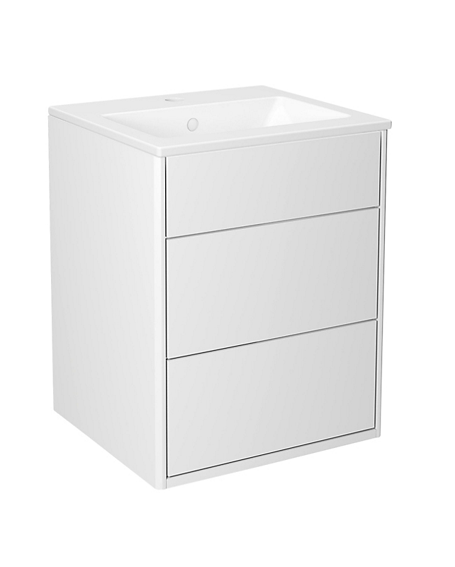 Gustavsberg Graphic møbelsæt med vask 450mm hvid