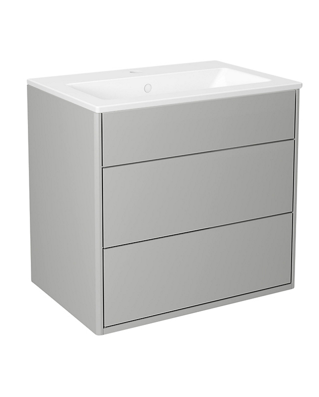 Gustavsberg Graphic møbelsæt med vask 600mm grå