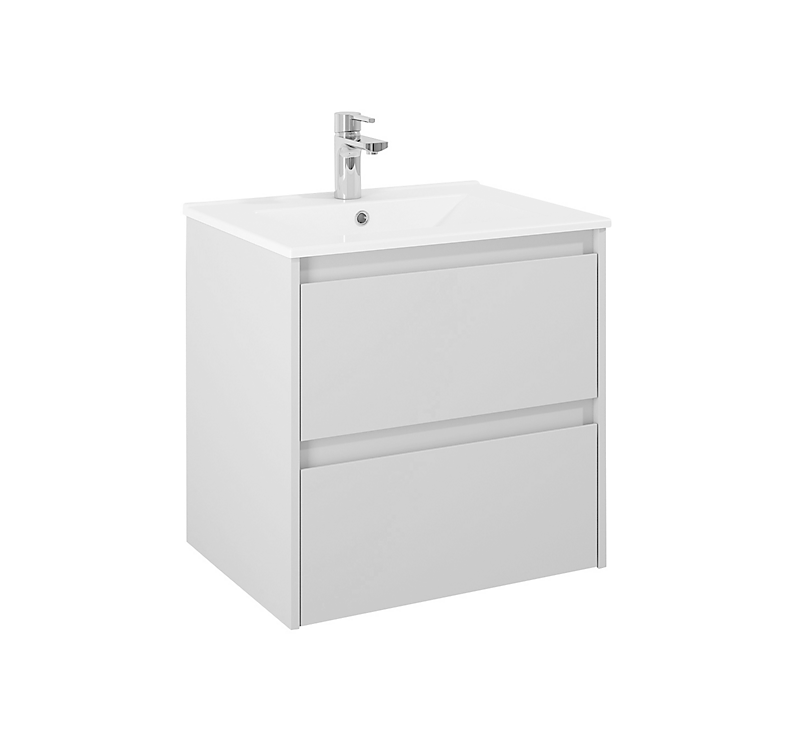 Luxor vaskeskab 60 cm uden vask, mat grå