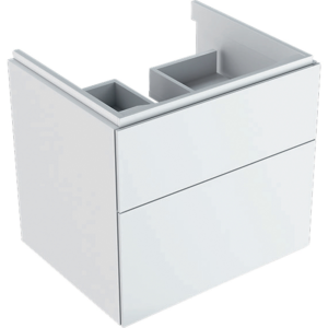 GEBERIT XENO2 vaskeskab 580x530x462mm med 2 skuffer, hvid
