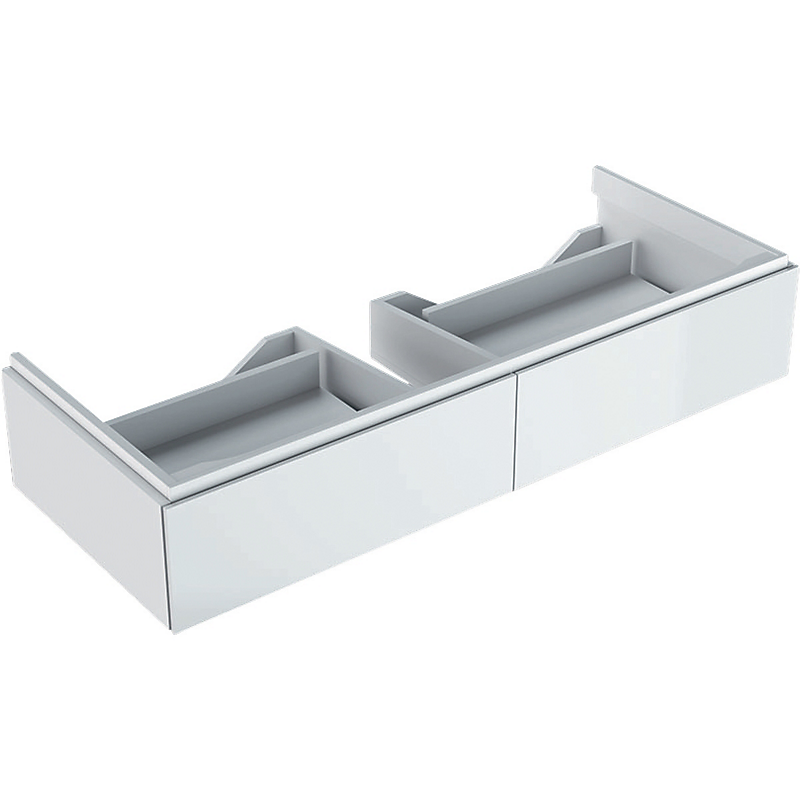 GEBERIT XENO2 vaskeskab 1174x220x462mm med 2 skuffer, hvid