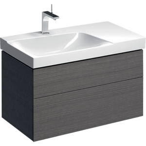 GEBERIT XENO2 vaskeskab 880x530x462mm med 2 skuffer, scultura-grå