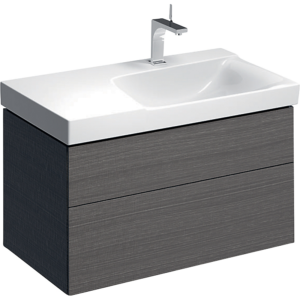 GEBERIT XENO2 vaskeskab 880x530x462mm med 2 skuffer, scultura-grå