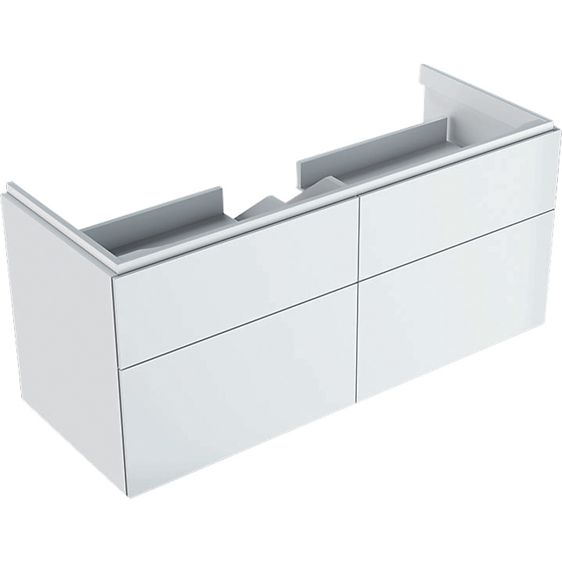 GEBERIT XENO2 vaskeskab 1174x530x462mm med 4 skuffer, hvid