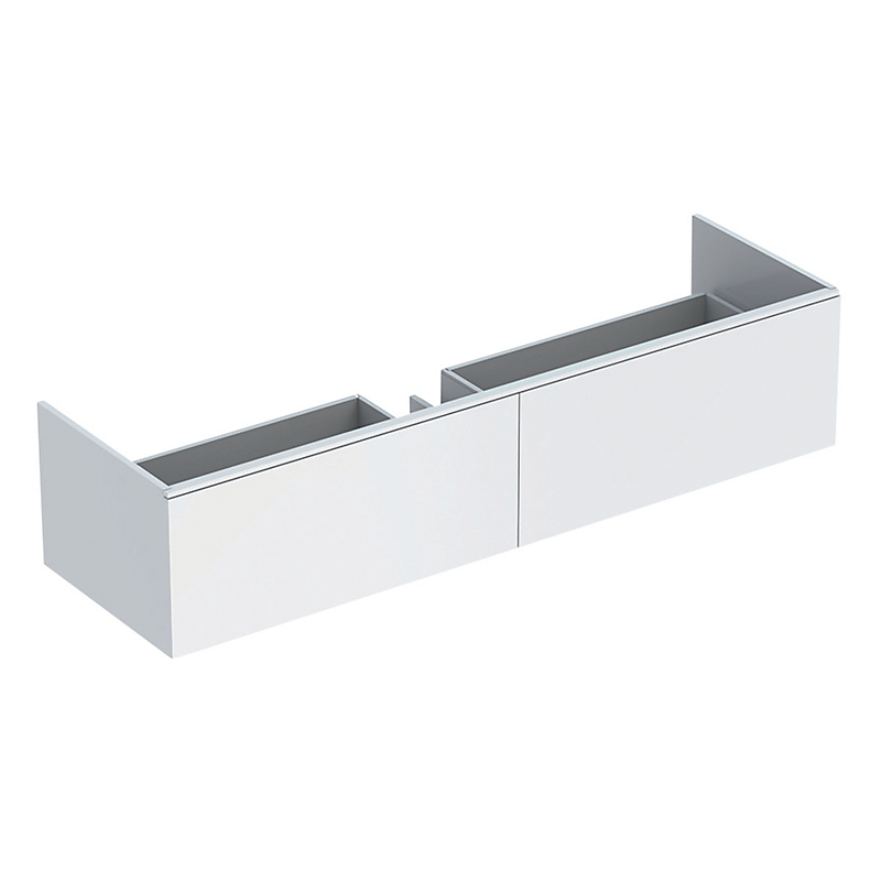 GEBERIT XENO2 vaskeskab 1395x350x473mm med 2 skuffer, VARICOR hvid nr. 016