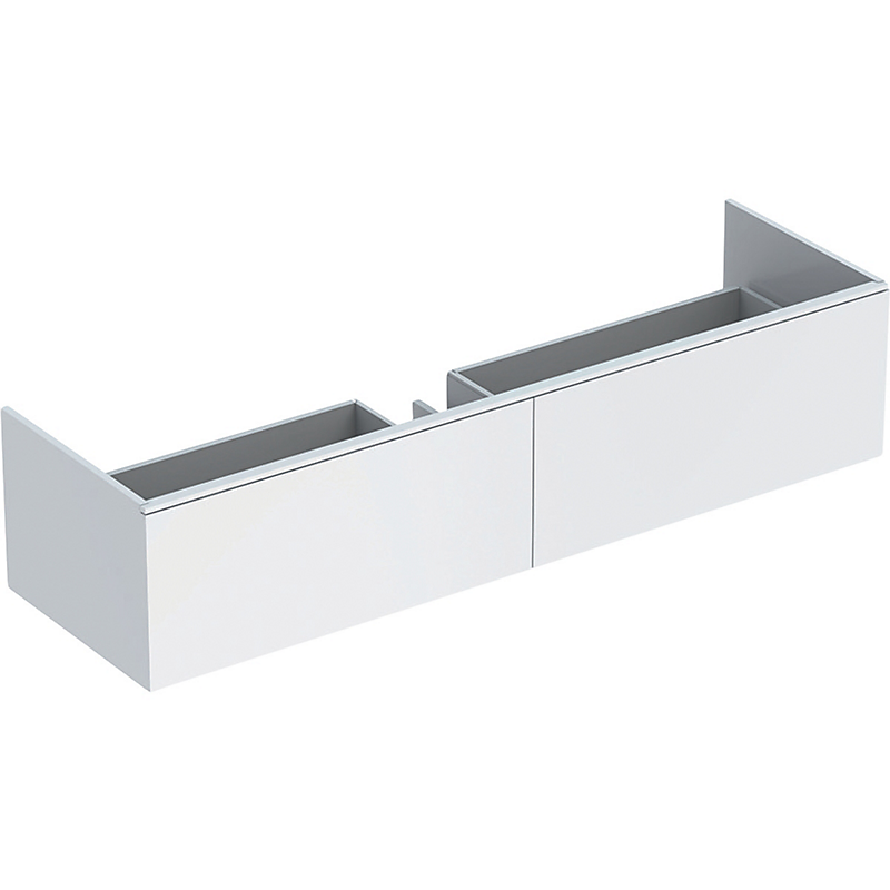 GEBERIT XENO2 vaskeskab 1595x350x473mm med 2 skuffer, VARICOR hvid nr. 016