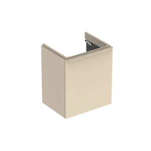 GEBERIT Smyle vaskeskab til venstre 536x617x433mm 1låge sand-grå