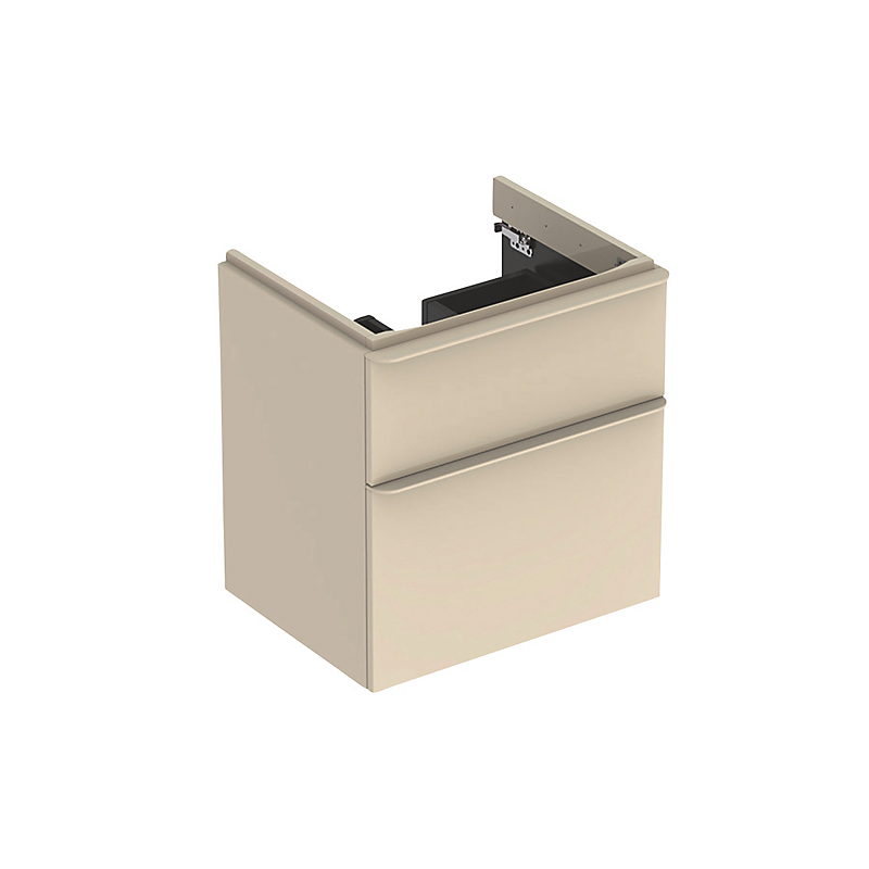 GEBERIT Smyle vaskeskab 584x617x470mm 2skuffer sand-grå