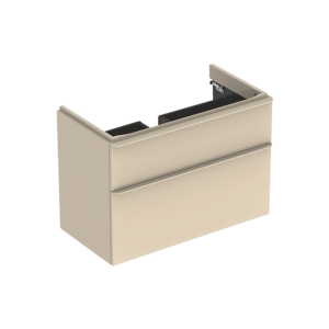 GEBERIT Smyle vaskeskab 884x617x470mm 2skuffer sand-grå
