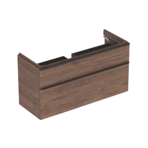 GEBERIT Smyle vaskeskab 1184x617x470mm 2skuffer nøddetræ hickory