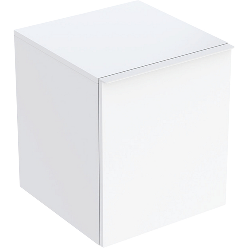 GEBERIT Acanto sideskab 452x475mm med en skuffe & en indvendig skuffe. Hvid Lakeret blankpoleret, højglans