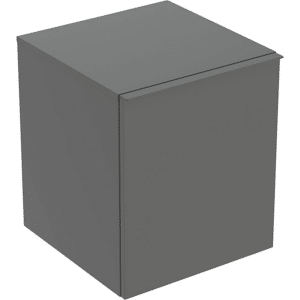 GEBERIT Acanto sideskab 452x475mm med en skuffe & en indvendig skuffe. Lava Lakeret mat