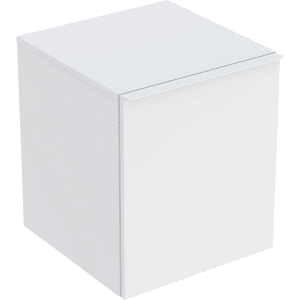 GEBERIT Acanto sideskab 452x475mm med en skuffe & en indvendig skuffe. Hvid Lakeret mat