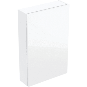 GEBERIT overskab, rektangulært, med en låge: 45x70cm, Korpus: hvid / lakeret
