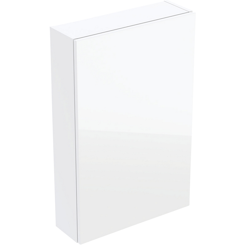 GEBERIT overskab, rektangulært, med en låge: 45x70cm, Korpus: hvid / lakeret