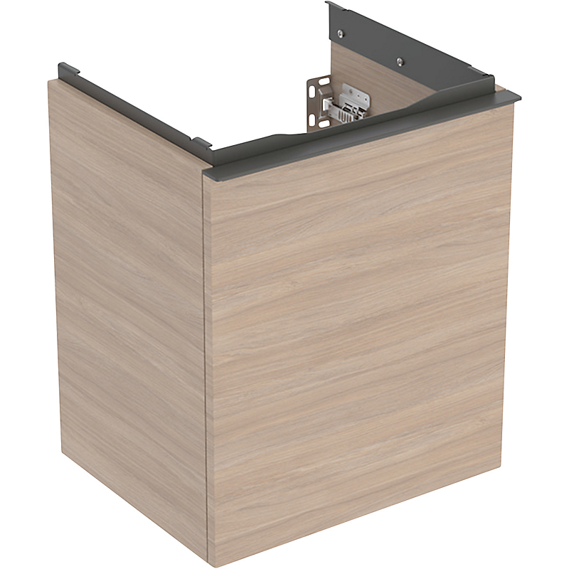 GEBERIT Acanto underskab 446x539mm til håndvask, med en skuffe Korpus & forside Eg / melamin