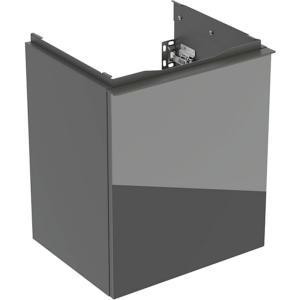 GEBERIT Acanto underskab 446x539mm til håndvask, med en skuffe Korpus lava / lakeret mat,