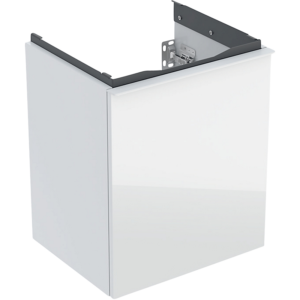 GEBERIT Acanto underskab 446x539mm til håndvask, med en skuffe Korpus hvid / lakeret højglans,