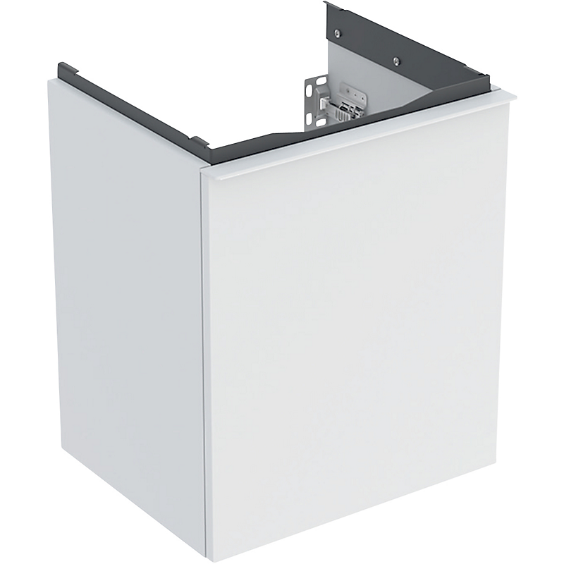 GEBERIT Acanto underskab 446x539mm til håndvask, med en skuffe Korpus & forside hvid / lakeret