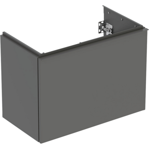 GEBERIT Acanto underskab 740x535mm til håndvask, med en skuffe & en indvendig skuffe, lava / lakeret mat
