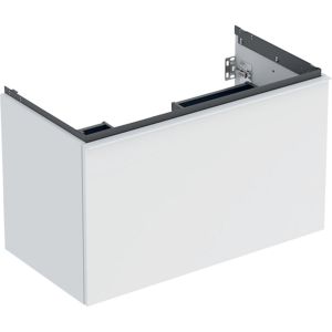 GEBERIT Acanto underskab 888x541mm til håndvask, med en skuffe & en indvendig skuffe Bredde. Hvid / lakeret mat