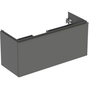 GEBERIT Acanto underskab 1184x541mm til håndvask, med en skuffe & en indvendig skuffe Bredde. Lava / lakeret mat