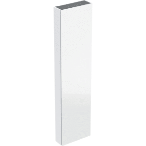 GEBERIT højskab med en låge & indvendigt spejl, kompakt: 450x1800mm, hvid / højglans